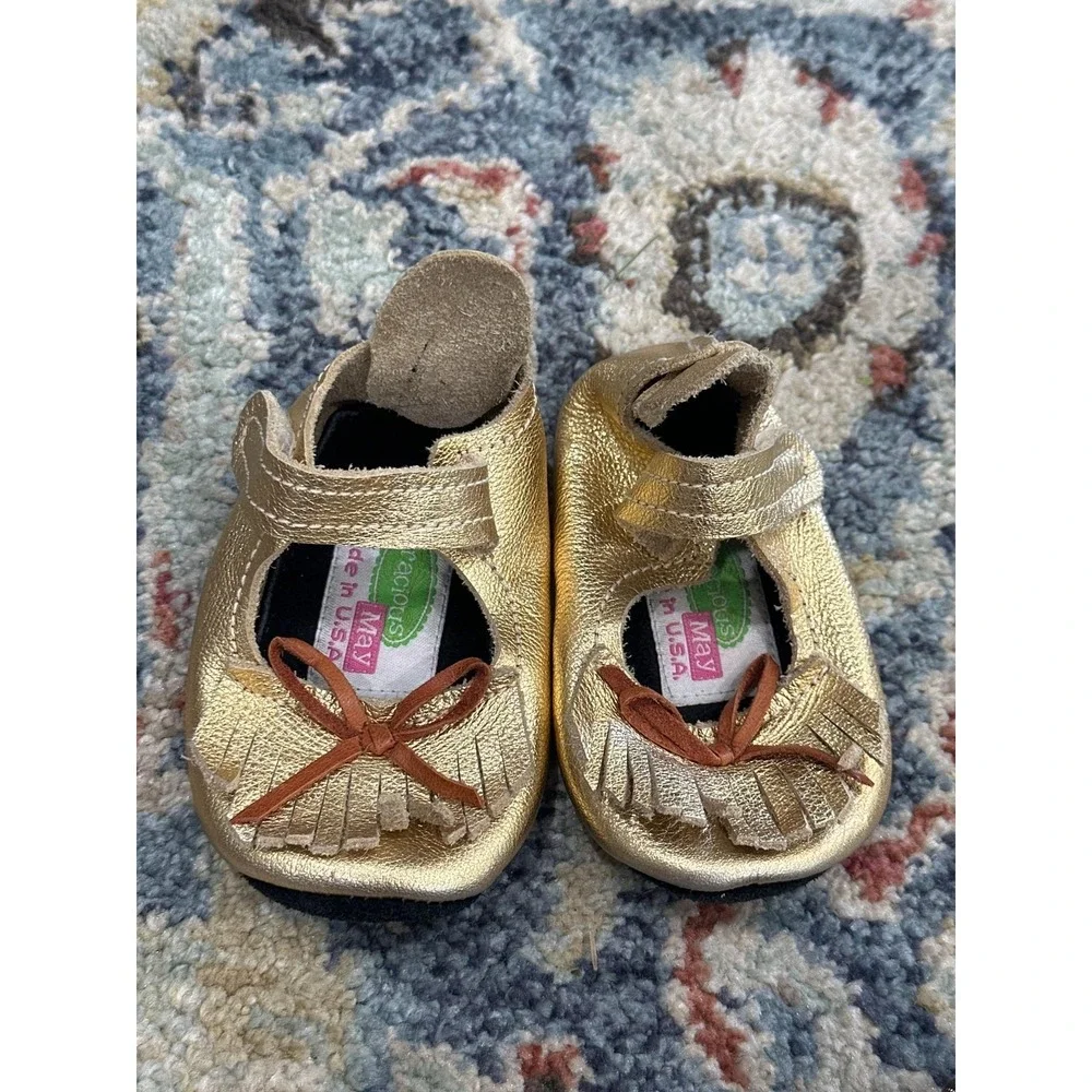 Gracious May Girls 6-12m Soft Shoe Bundle‎ Made In USA GUC